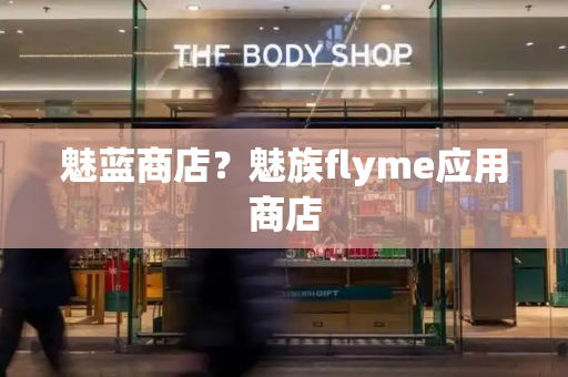 魅蓝商店？魅族flyme应用商店