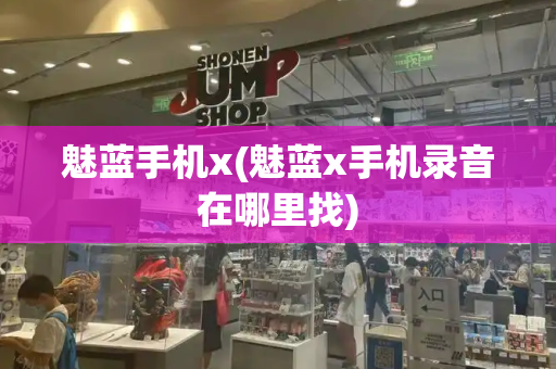 魅蓝手机x(魅蓝x手机录音在哪里找)