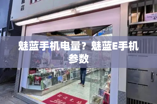 魅蓝手机电量？魅蓝E手机参数-第1张图片-星选测评