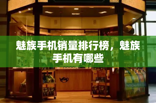 魅族手机销量排行榜，魅族手机有哪些-第1张图片-星选测评