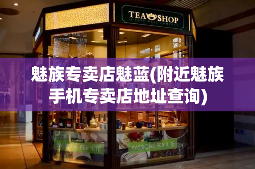 魅族专卖店魅蓝(附近魅族手机专卖店地址查询)