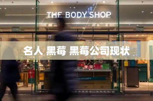 名人 黑莓 黑莓公司现状