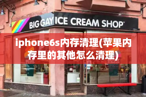 iphone6s内存清理(苹果内存里的其他怎么清理)-第1张图片-星选测评