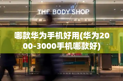 哪款华为手机好用(华为2000-3000手机哪款好)-第1张图片-星选测评