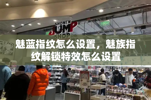 魅蓝指纹怎么设置，魅族指纹解锁特效怎么设置