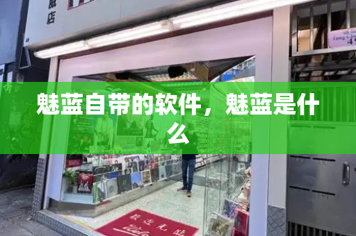魅蓝自带的软件，魅蓝是什么