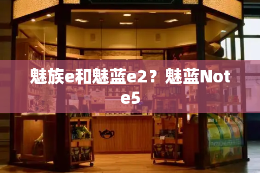 魅族e和魅蓝e2？魅蓝Note5-第1张图片-星选测评