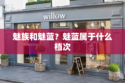 魅族和魅蓝？魅蓝属于什么档次