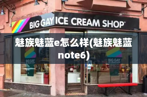 魅族魅蓝e怎么样(魅族魅蓝note6)-第1张图片-星选测评