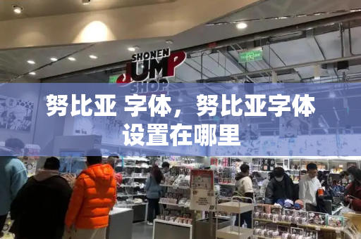 努比亚 字体，努比亚字体设置在哪里