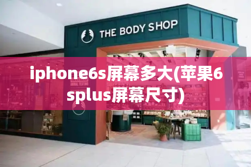 iphone6s屏幕多大(苹果6splus屏幕尺寸)-第1张图片-星选测评