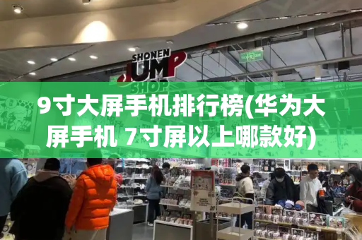 9寸大屏手机排行榜(华为大屏手机 7寸屏以上哪款好)-第1张图片-星选测评
