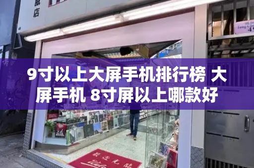 9寸以上大屏手机排行榜 大屏手机 8寸屏以上哪款好