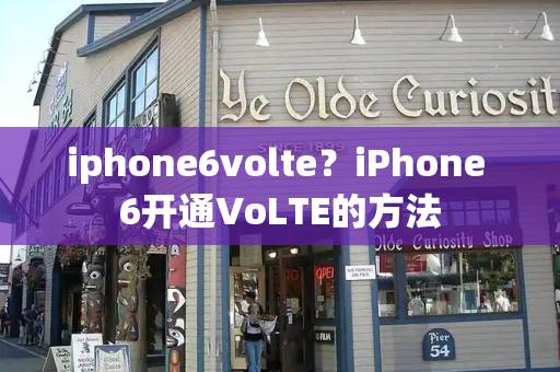 iphone6volte？iPhone 6开通VoLTE的方法-第1张图片-星选测评