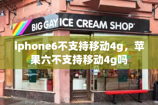 iphone6不支持移动4g，苹果六不支持移动4g吗-第1张图片-星选测评