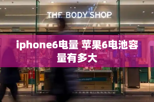 iphone6电量 苹果6电池容量有多大-第1张图片-星选测评