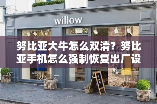 努比亚大牛怎么双清？努比亚手机怎么强制恢复出厂设置