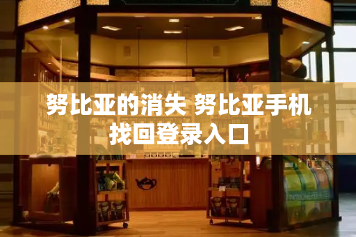 努比亚的消失 努比亚手机找回登录入口