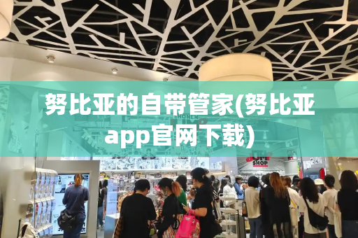努比亚的自带管家(努比亚app官网下载)