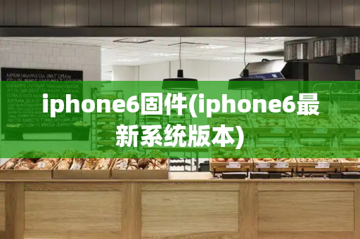 iphone6固件(iphone6最新系统版本)