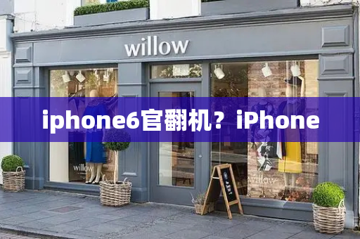 iphone6官翻机？iPhone