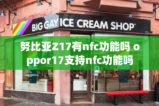 努比亚Z17有nfc功能吗 oppor17支持nfc功能吗