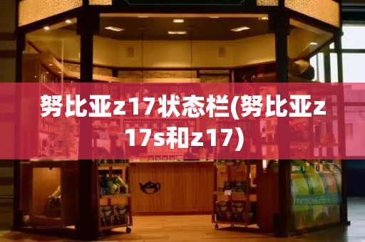 努比亚z17状态栏(努比亚z17s和z17)-第1张图片-星选测评