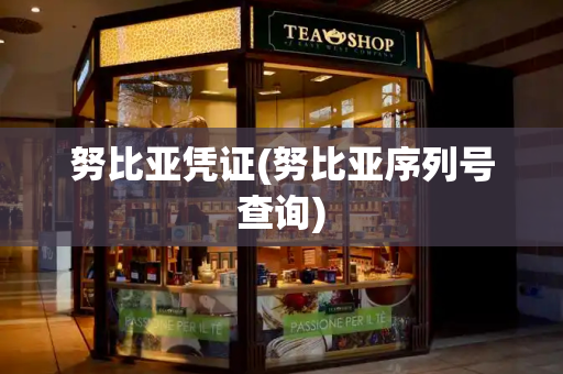 努比亚凭证(努比亚序列号查询)