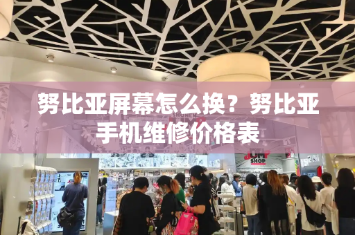努比亚屏幕怎么换？努比亚手机维修价格表-第1张图片-星选测评