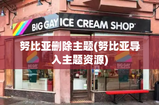 努比亚删除主题(努比亚导入主题资源)