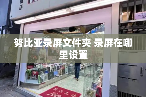努比亚录屏文件夹 录屏在哪里设置