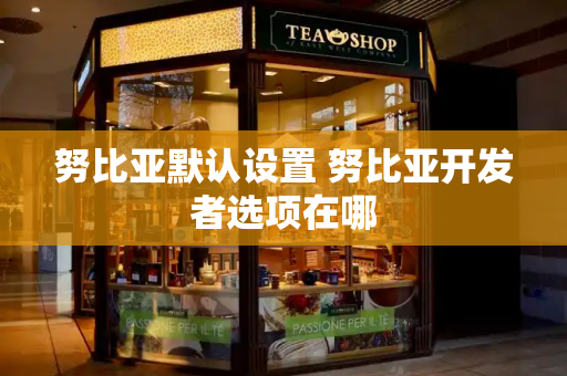 努比亚默认设置 努比亚开发者选项在哪-第1张图片-星选测评