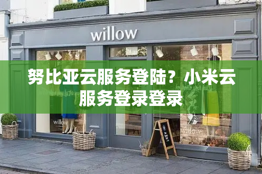 努比亚云服务登陆？小米云服务登录登录
