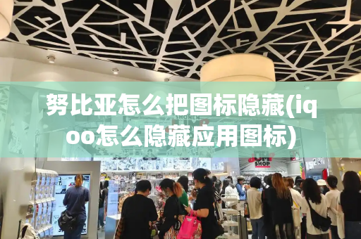 努比亚怎么把图标隐藏(iqoo怎么隐藏应用图标)-第1张图片-星选测评