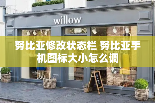 努比亚修改状态栏 努比亚手机图标大小怎么调-第1张图片-星选测评