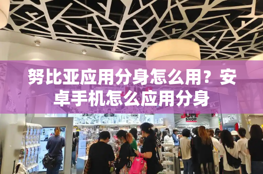 努比亚应用分身怎么用？安卓手机怎么应用分身-第1张图片-星选测评
