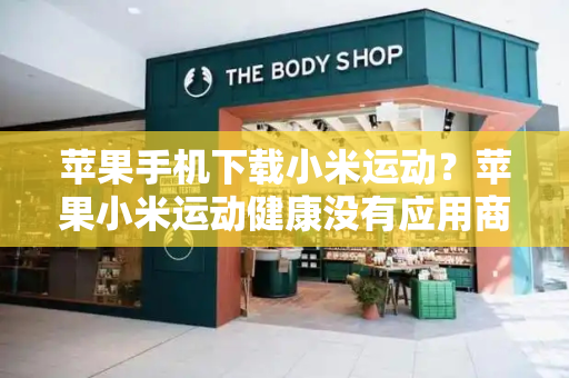 苹果手机下载小米运动？苹果小米运动健康没有应用商店-第1张图片-星选测评