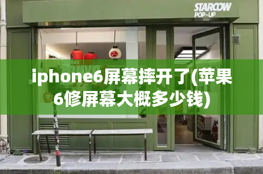 iphone6屏幕摔开了(苹果6修屏幕大概多少钱)-第1张图片-星选测评