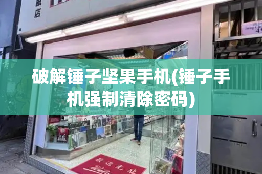 破解锤子坚果手机(锤子手机强制清除密码)-第1张图片-星选测评
