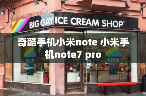 奇酷手机小米note 小米手机note7 pro