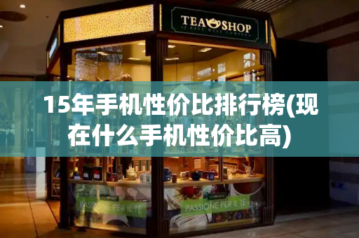 15年手机性价比排行榜(现在什么手机性价比高)