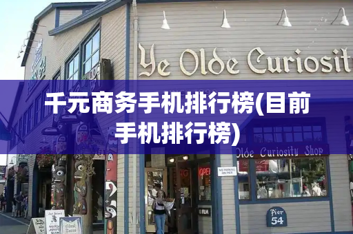 千元商务手机排行榜(目前手机排行榜)