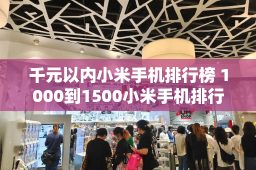千元以内小米手机排行榜 1000到1500小米手机排行榜-第1张图片-星选测评