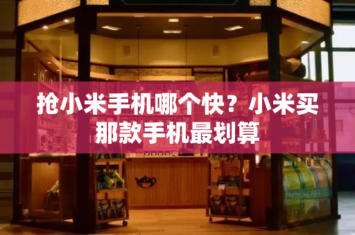 抢小米手机哪个快？小米买那款手机最划算