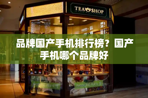 品牌国产手机排行榜？国产手机哪个品牌好