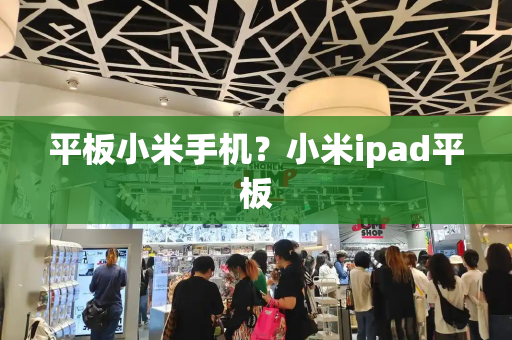 平板小米手机？小米ipad平板-第1张图片-星选测评