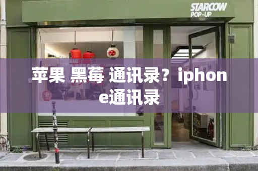 苹果 黑莓 通讯录？iphone通讯录