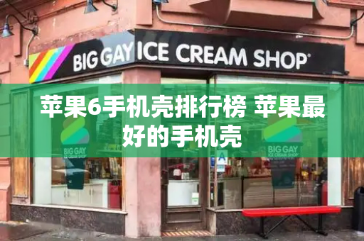 苹果6手机壳排行榜 苹果最好的手机壳