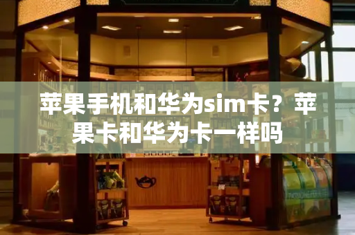 苹果手机和华为sim卡？苹果卡和华为卡一样吗-第1张图片-星选测评