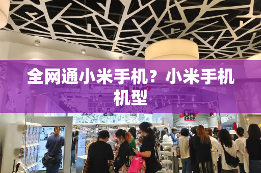 全网通小米手机？小米手机机型